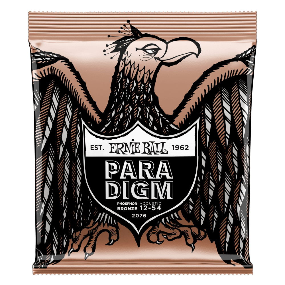 Ernie Ball Paradigm Phosphor Bronze Acoustic Guitar Strings - Medium Light - 12-54