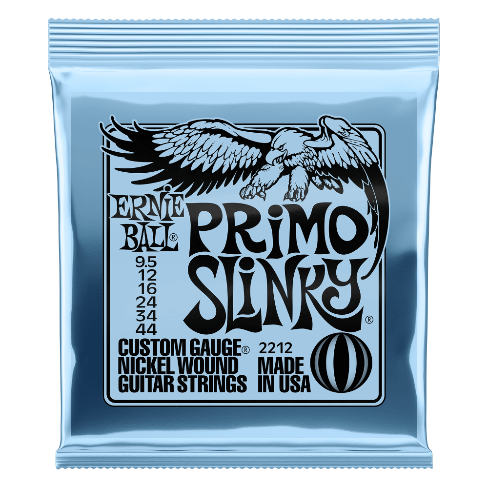 Ernie Ball Primo Slinky Nickel Wound Electric Guitar Strings - 9.5-44