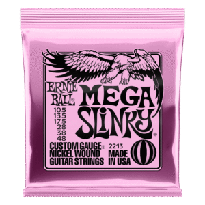 Ernie Ball Mega Slinky Nickel Wound Electric Guitar Strings - 10.5-48