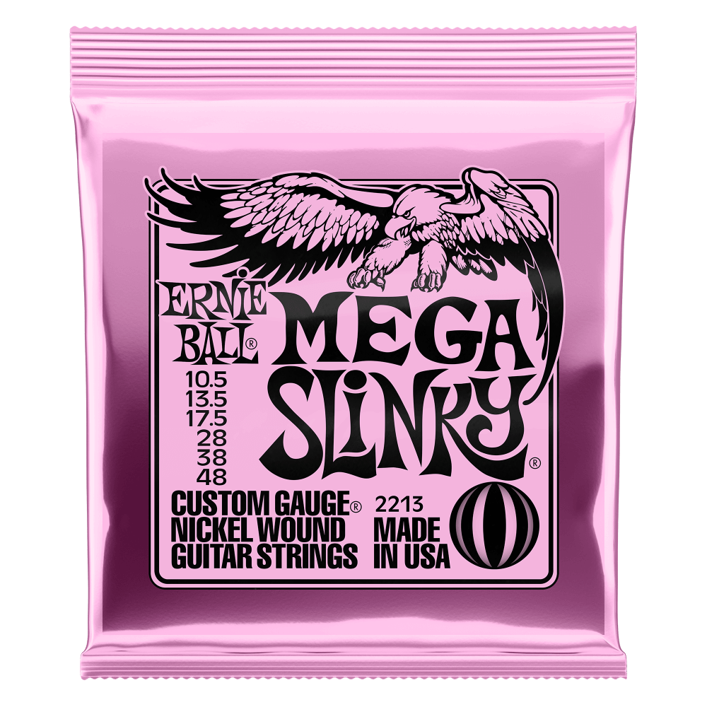 Ernie Ball Mega Slinky Nickel Wound Electric Guitar Strings - 10.5-48