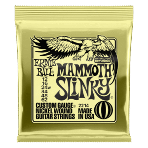 Ernie Ball Mammoth Slinky Nickel Wound Electric Guitar Strings - 12-62