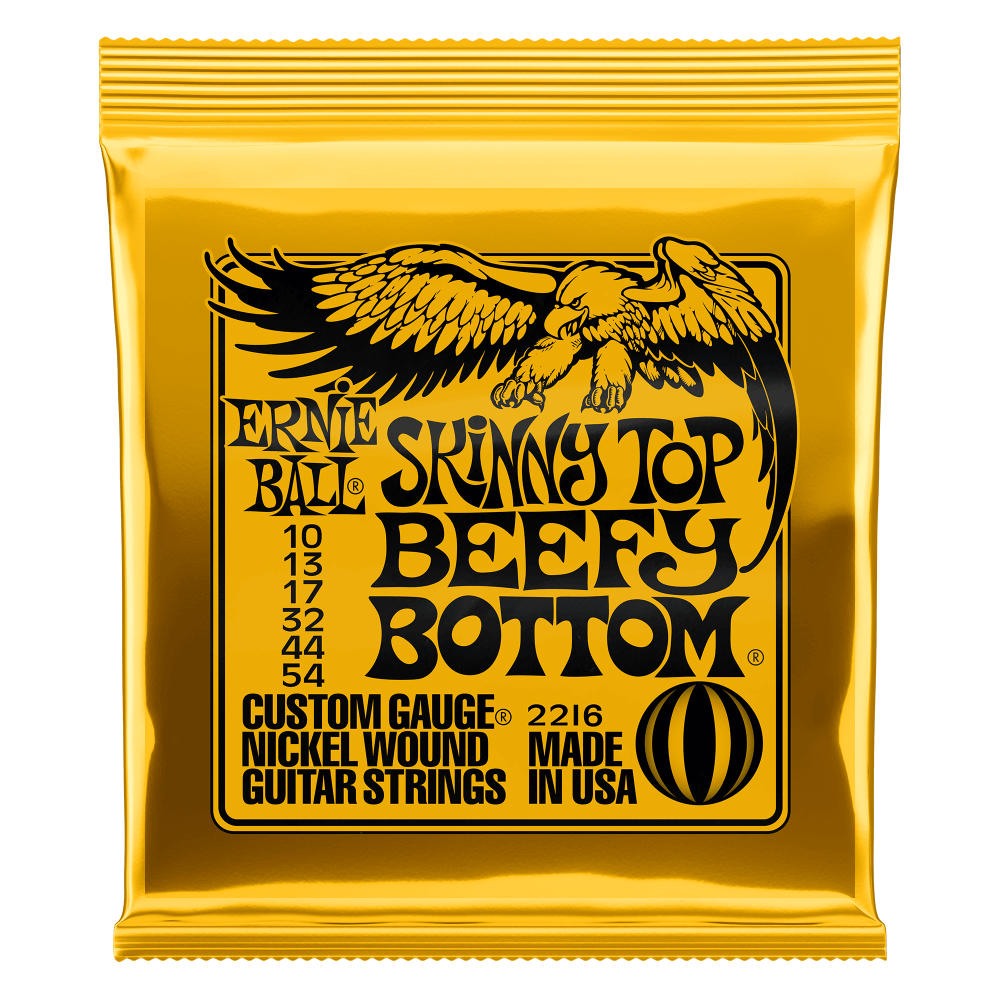 Ernie Ball Skinny Top Beefy Bottom Slinky Nickel Wound Electric Guitar Strings - 10-54
