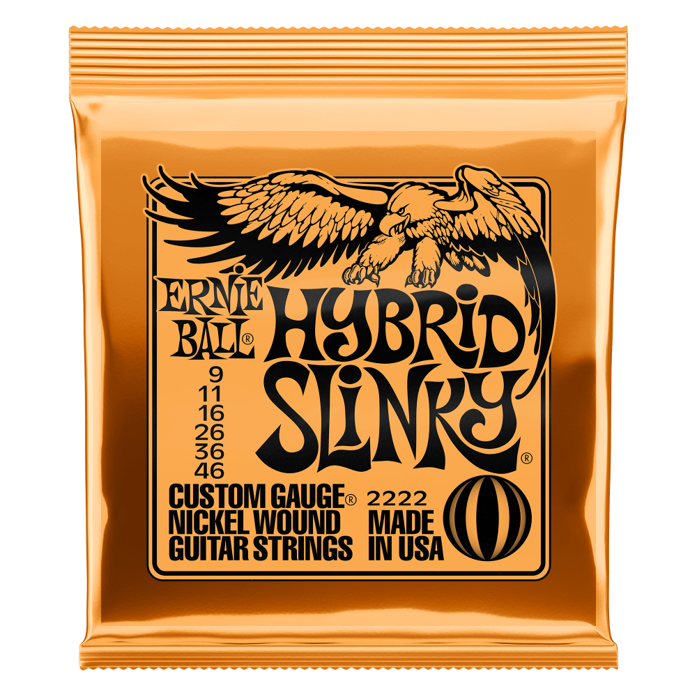 Ernie Ball Hybrid Slinky Nickel Wound Electric Guitar Strings - 9-46