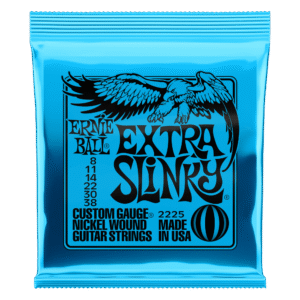 Ernie Ball Extra Slinky Nickel Wound Electric Guitar Strings - 8-38