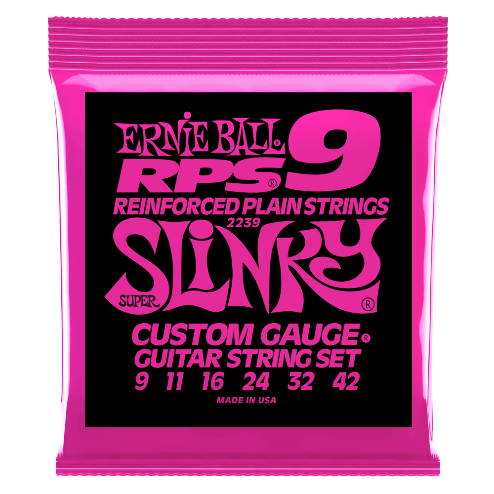Ernie Ball Super Slinky RPS Nickel Wound Electric Guitar Strings - 9-42