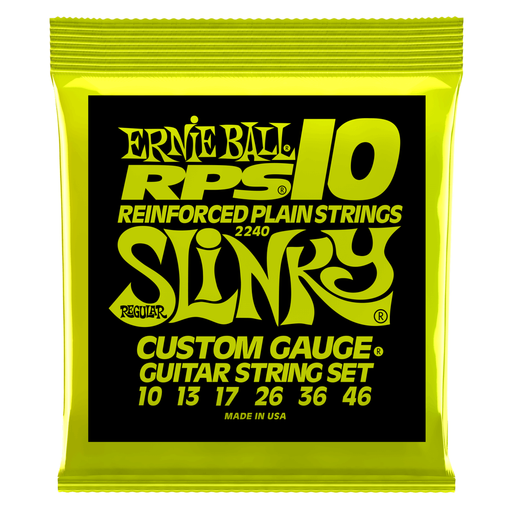 Ernie Ball Regular Slinky RPS Nickel Wound Electric Guitar Strings - 10-46