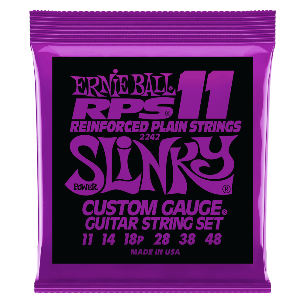 Ernie Ball Power Slinky RPS Nickel Wound Electric Guitar Strings - 11-48