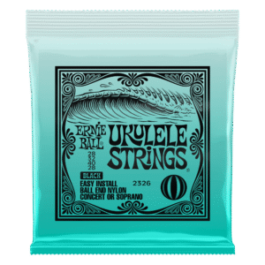 Ernie Ball Concert/Soprano Nylon Ball End Ukulele Strings - Black