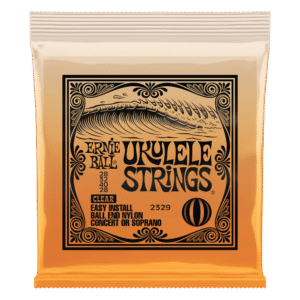 Ernie Ball Concert/Soprano Nylon Ball End Ukulele Strings - Clear
