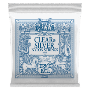 Ernie Ball Ernesto Palla Nylon Classical Guitar Strings - Clear & Silver