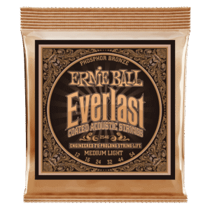 Ernie Ball Everlast Coated Phosphor Bronze Acoustic Guitar Strings - 12-54 - Medium Light