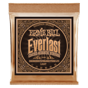 Ernie Ball Everlast Coated Phosphor Bronze Acoustic Guitar Strings - 11-52 - Light