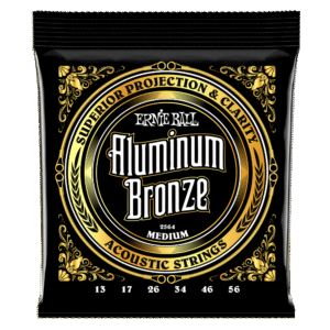 Ernie Ball Aluminum Bronze Acoustic Guitar Strings - 13-56 - Medium