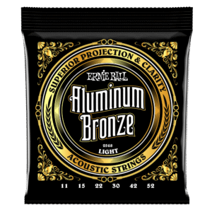 Ernie Ball Aluminum Bronze Acoustic Guitar Strings - 11-52 - Light