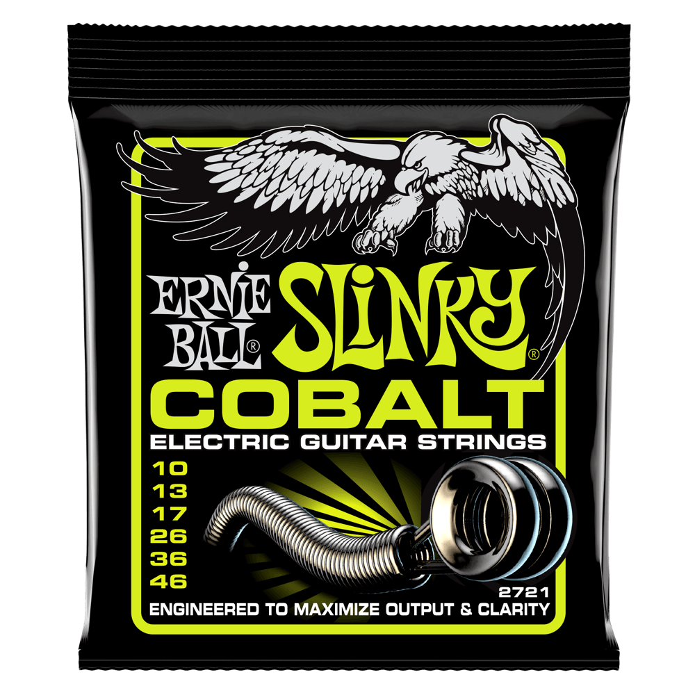 Ernie Ball Regular Slinky Cobalt Electric Guitar Strings - 10-46