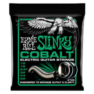 Ernie Ball Not Even Slinky Cobalt Electric Guitar Strings - 12-56