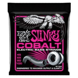 Ernie Ball Super Slinky Cobalt Electric Bass Strings - 45-100