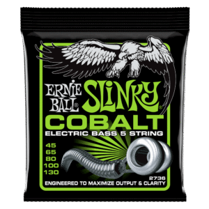 Ernie Ball Regular Slinky Cobalt 5-String Electric Bass Strings - 45-130