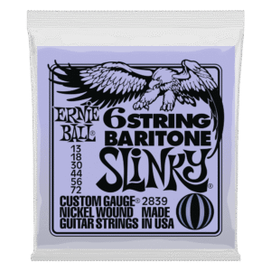 Ernie Ball Slinky 6-String Baritone Guitar Strings - 13-72