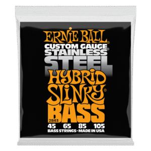 Ernie Ball Hybrid Slinky Stainless Steel Electric Bass Strings - 45-105