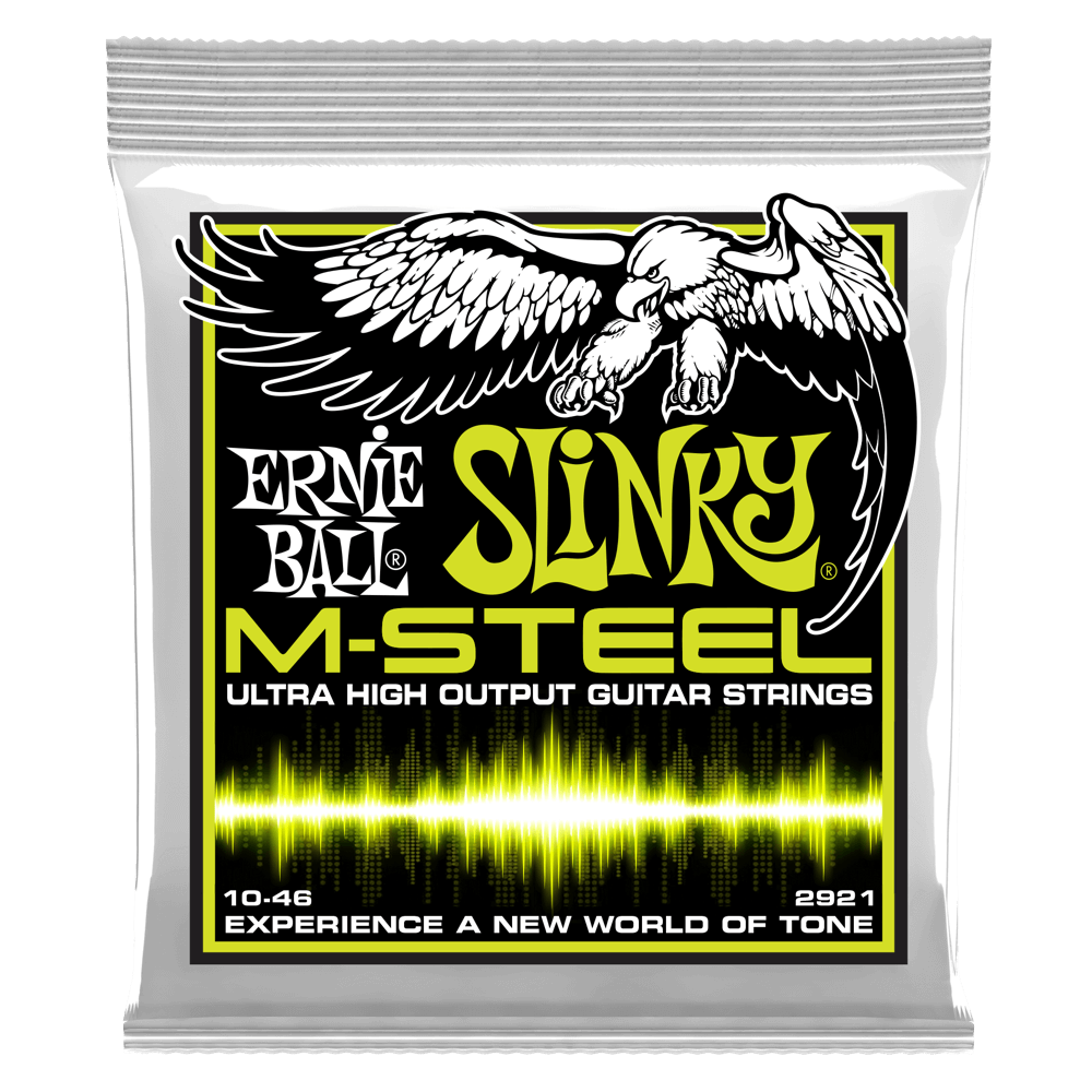 Ernie Ball Regular Slinky M-Steel Electric Guitar Strings - 10-46
