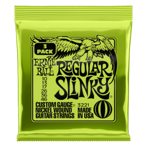 Ernie Ball Regular Slinky Nickel Wound Electric Guitar Strings 10-46 - 3 Pack