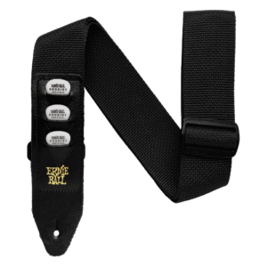 Ernie Ball Polypro Pickholder Guitar Strap - Bass Strap - Black