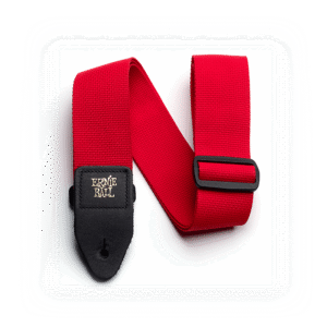 Ernie Ball Polypro Guitar Strap - Bass Strap - Red