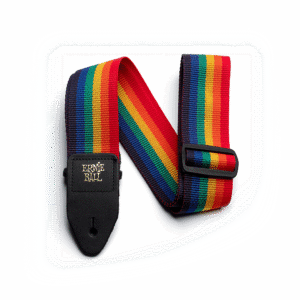 Ernie Ball Polypro Guitar Strap - Bass Strap - Rainbow