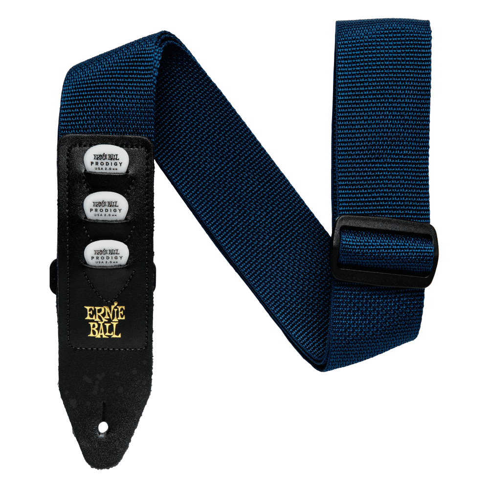 Ernie Ball Polypro Pickholder Guitar Strap - Bass Strap - Navy