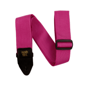 Ernie Ball Polypro Guitar Strap - Bass Strap - Raspberry