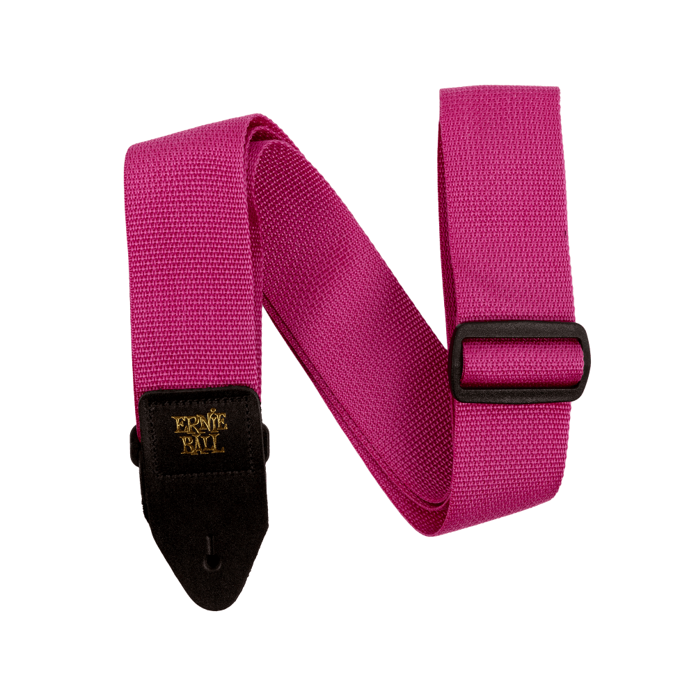 Ernie Ball Polypro Guitar Strap - Bass Strap - Raspberry