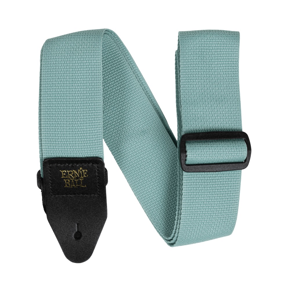 Ernie Ball Polypro Guitar Strap - Bass Strap - Tidal Green