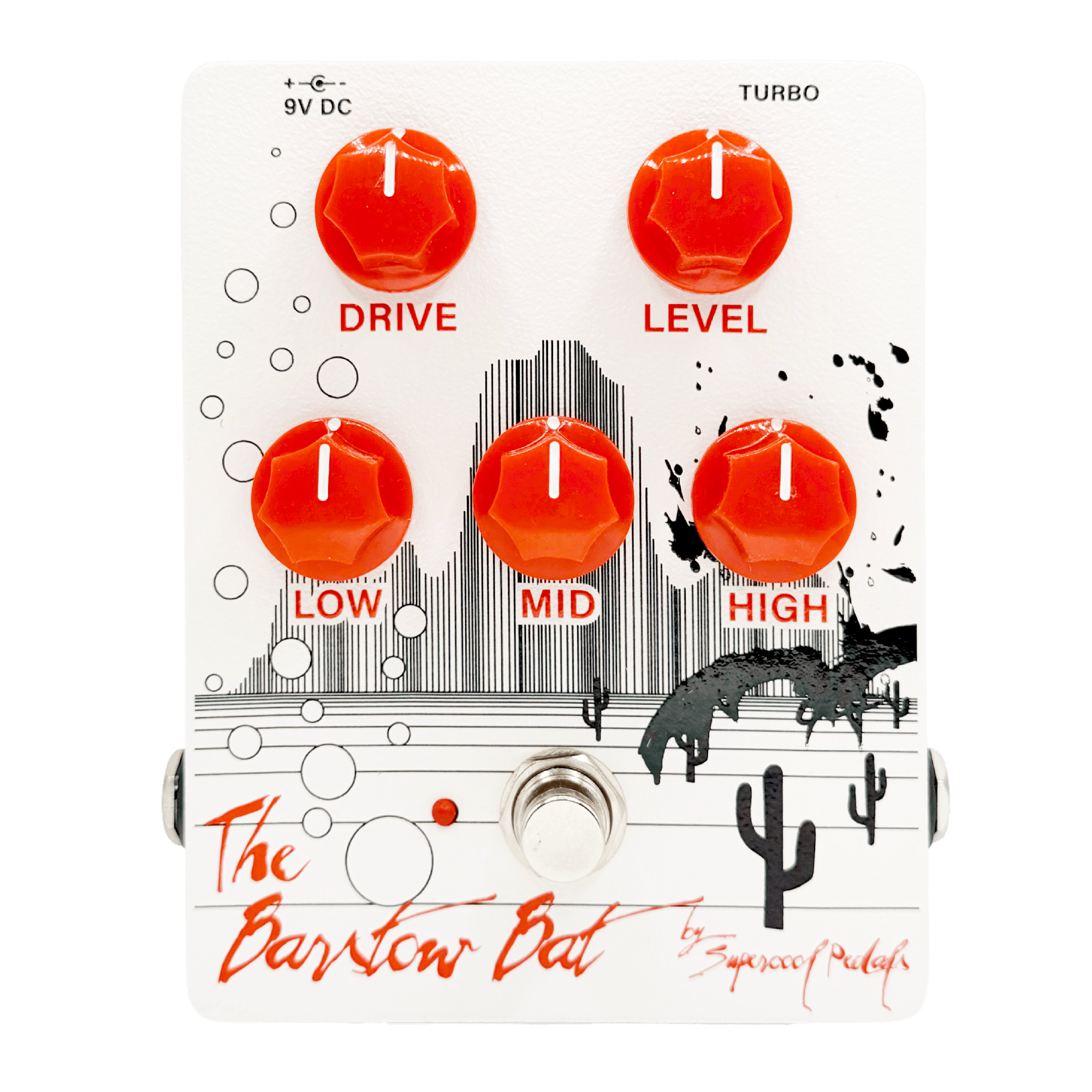 Supercool Pedals The Barstow Bat Distortion Pedal