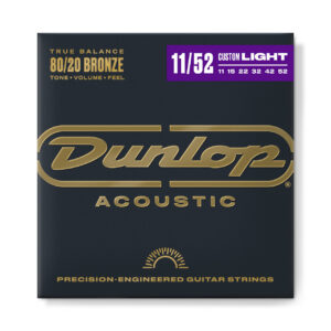 Dunlop 80/20 Bronze Acoustic Guitar Strings - 11-52