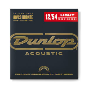 Dunlop 80/20 Bronze Acoustic Guitar Strings - 12-54