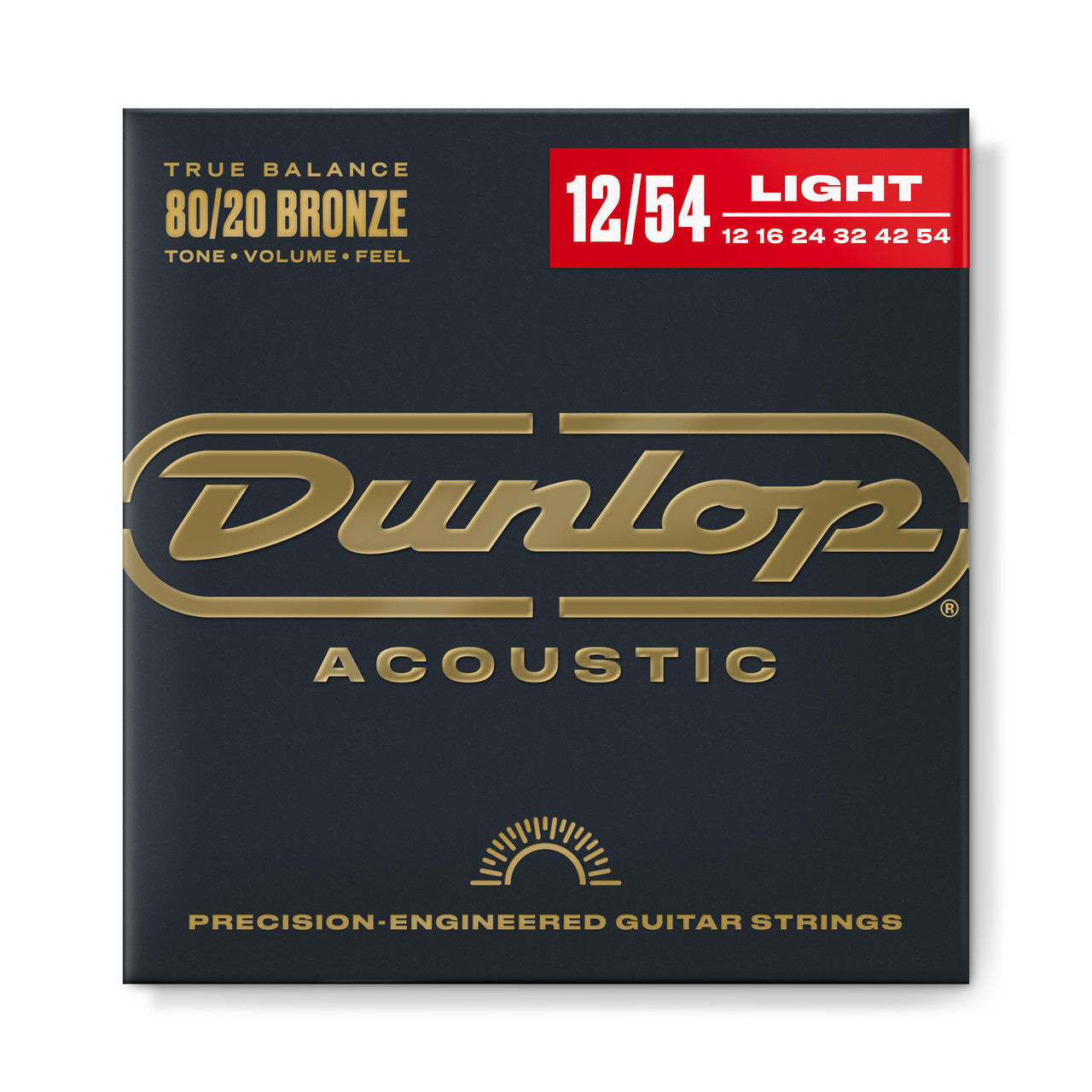 Dunlop 80/20 Bronze Acoustic Guitar Strings - 12-54