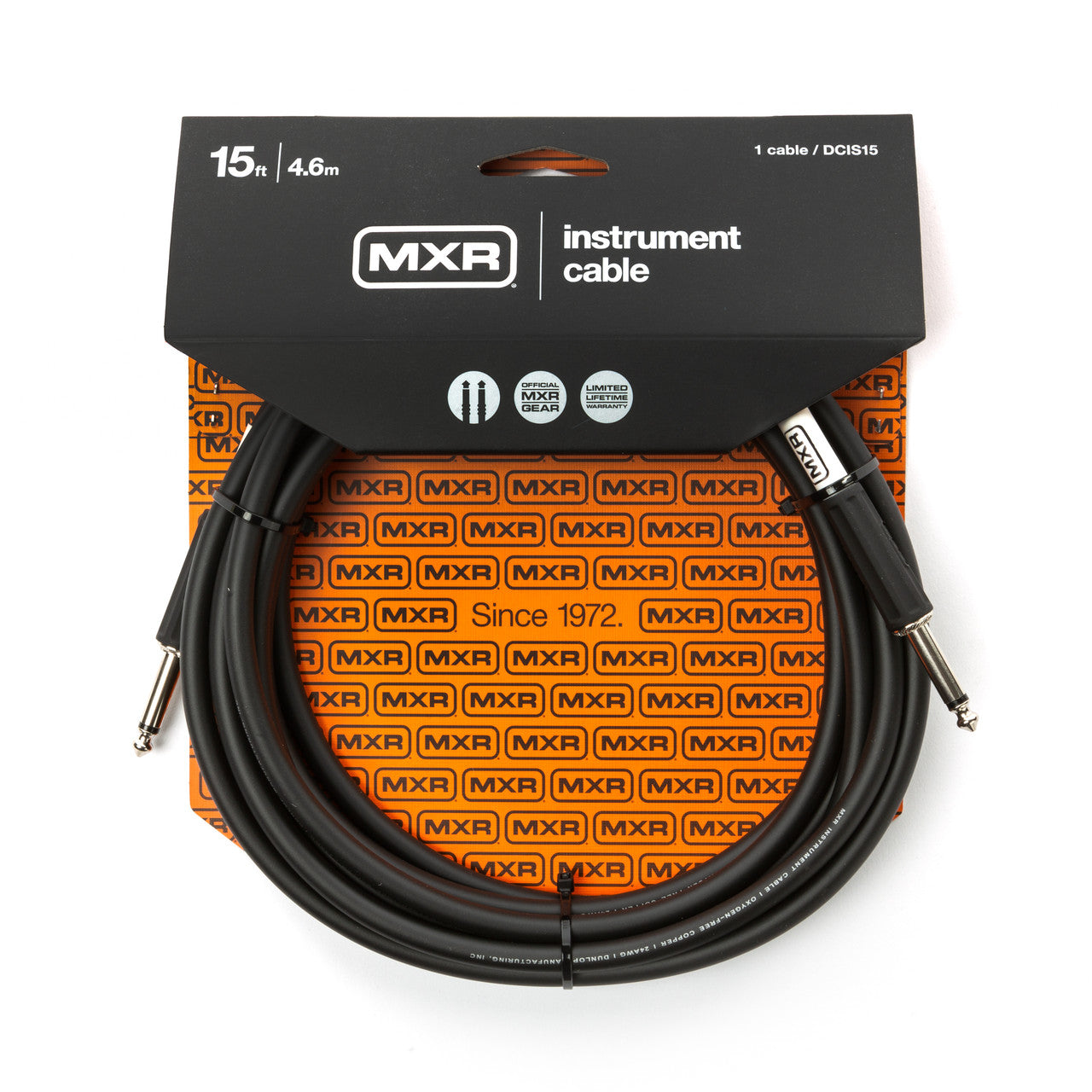 MXR® 15FT Standard Instrument Cable - Straight/Straight