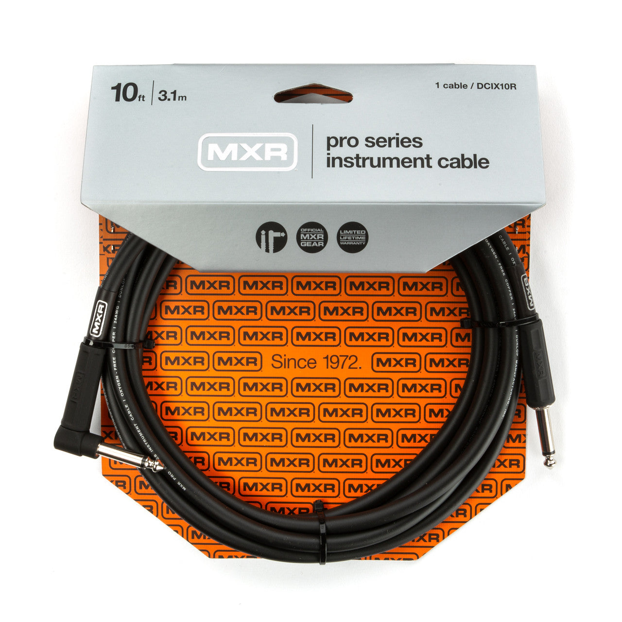 MXR® 10FT Pro Series Instrument Cable - Right/Straight