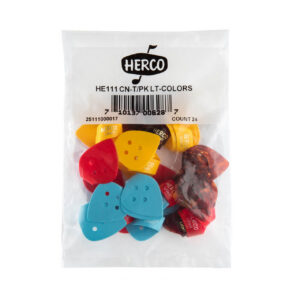 Dunlop Herco® Light Assorted Thumbpicks - 24 Picks