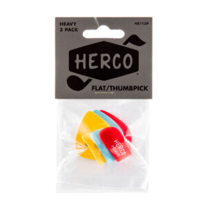 Dunlop Herco® Heavy Assorted Thumbpicks - 3 Picks