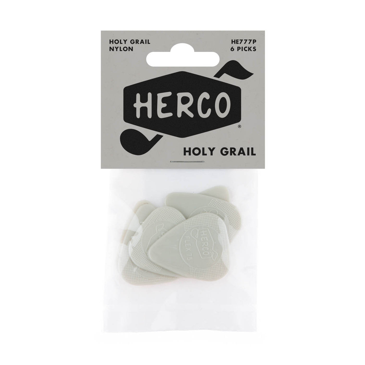 Dunlop Herco® Holy Grail™ Flex 75 Picks - 6 Picks