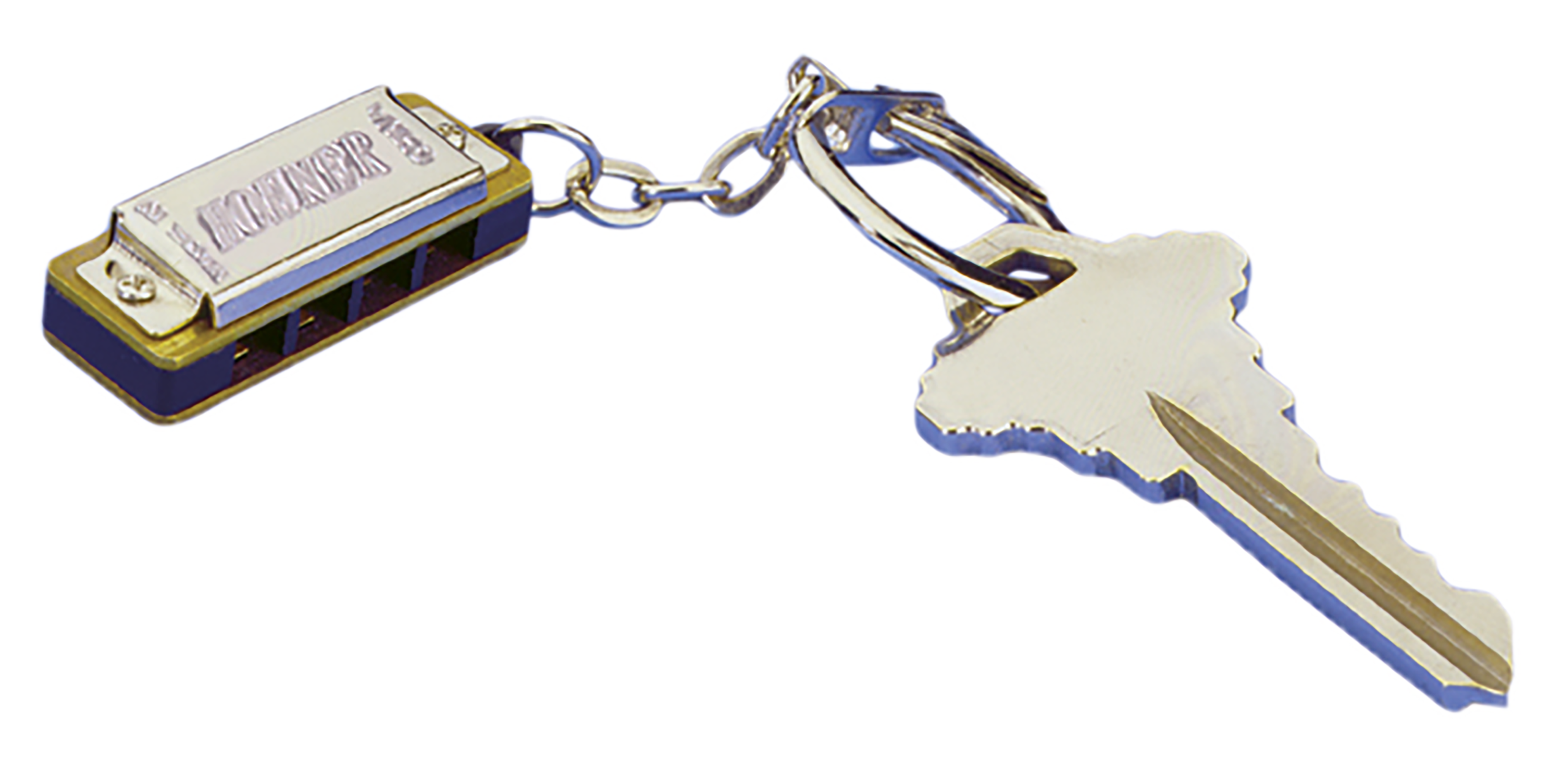 Hohner Mini Harmonica Keychain, Key Of C