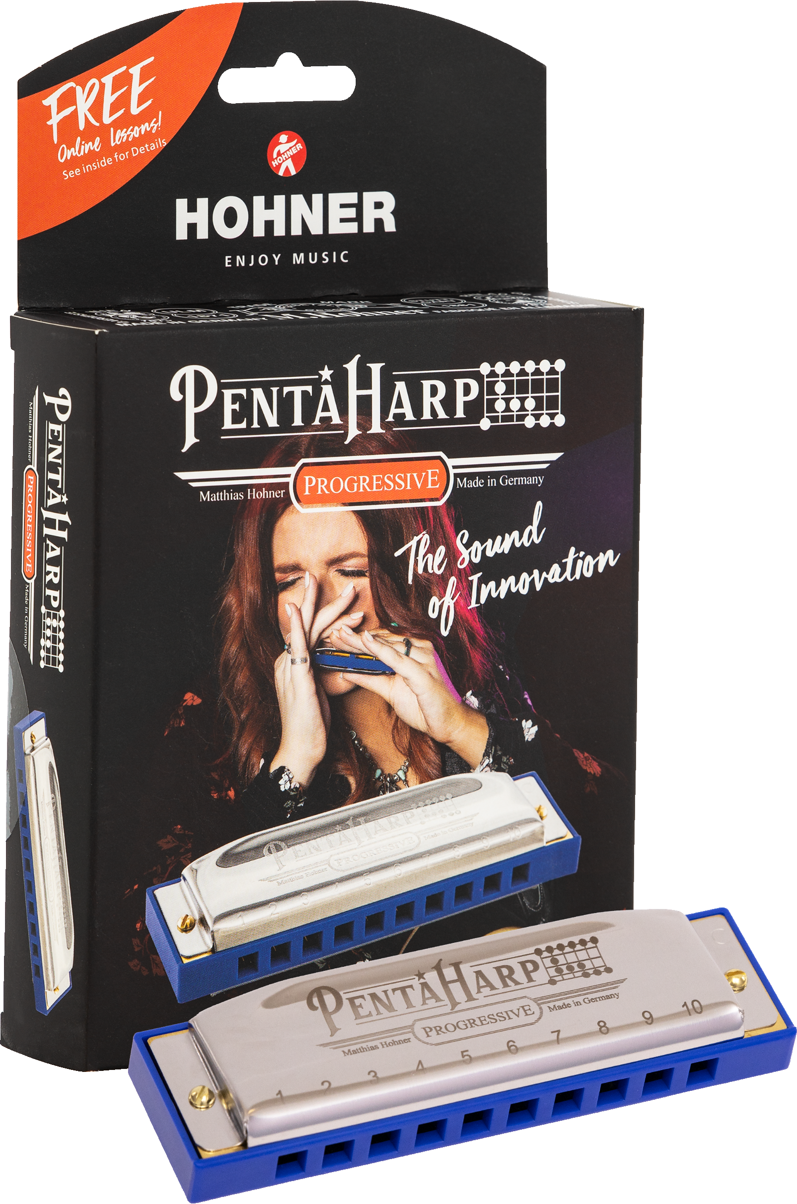 Hohner Pentaharp Harmonica, Key Of D Minor