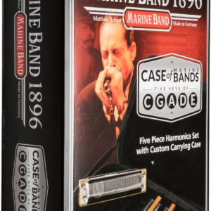 Hohner Marine Band 5 Harmonica Set, Keys Of G, A, C, D, & E