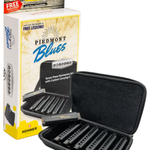 Hohner Piedmont Blues Set, 7 Harmonicas, Keys Of A, Bb, C, D, E, F, & G