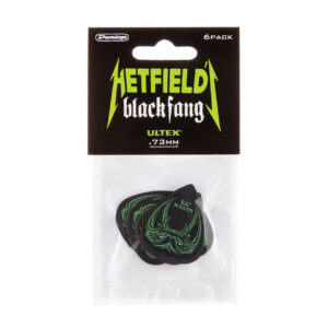 Dunlop James Hetfield .73mm Black Fang Pick Pack - 6 Picks