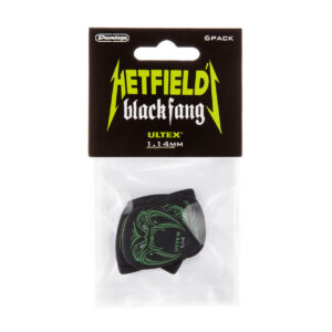 Dunlop James Hetfield 1.14mm Black Fang Pick Pack - 6 Picks