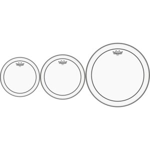 Remo PP-0312-PS Clear Pinstripe Drumhead Pro Pack - (12", 13", 16")