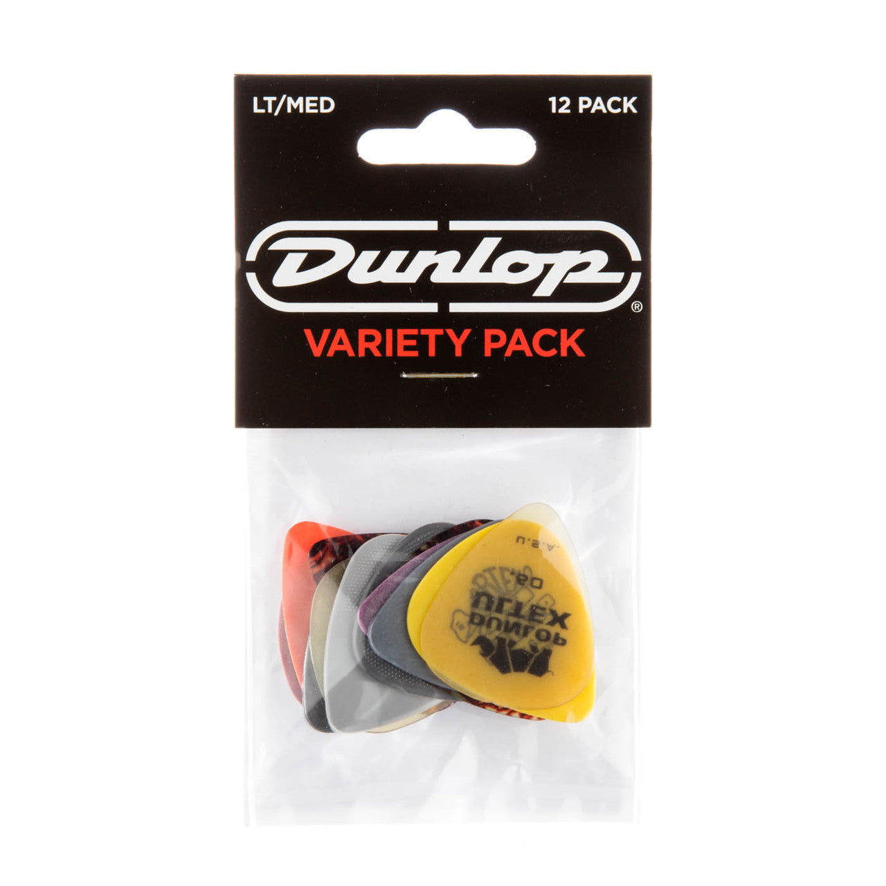 Dunlop Guitar Pick Variety Pack - Light/Medium - 12 Picks